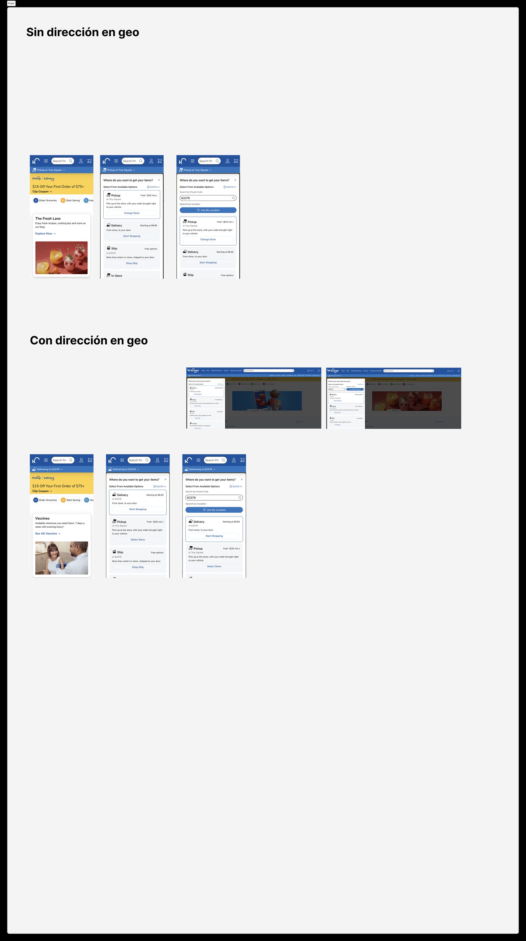 Benchmark — Kroger